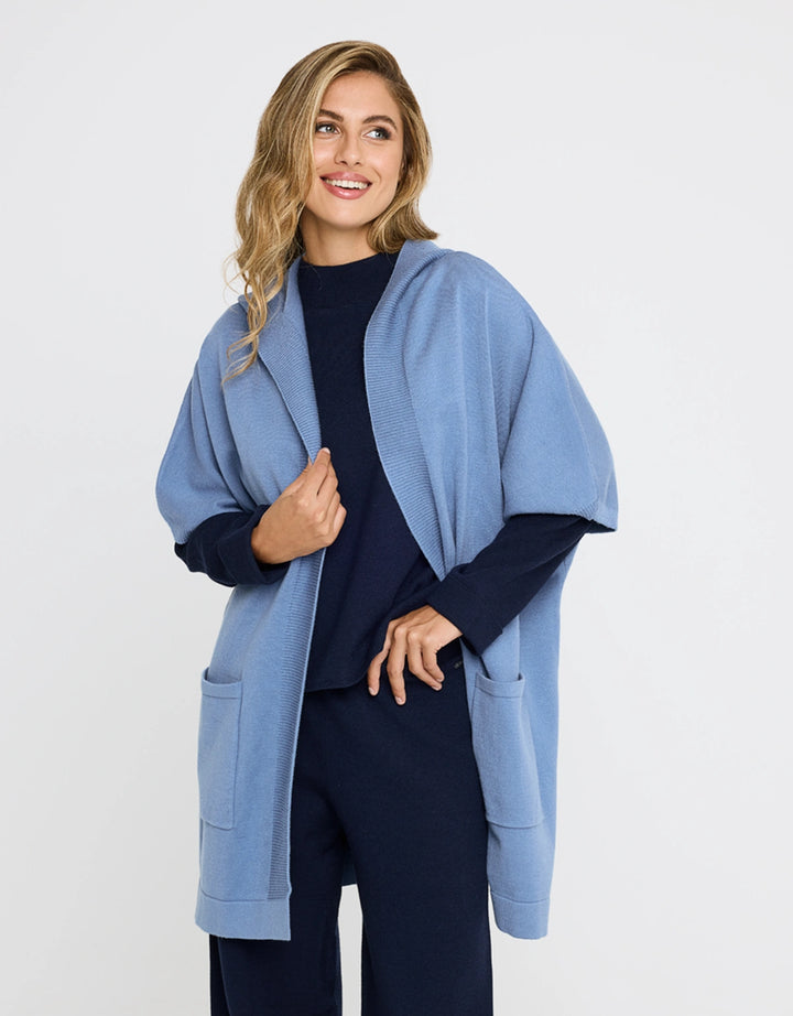 koala bay Poncho Abierto Azul - Alfonti