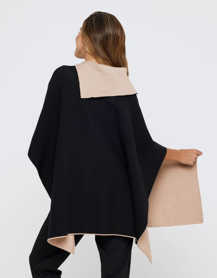Koala Bay Poncho Abierto Beige - Samaris