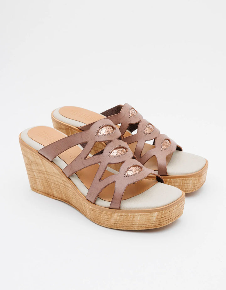 Koala Bay Sandalia Cuña Piel - Luxor