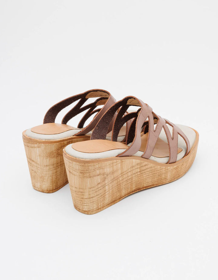 Koala Bay Sandalia Cuña Piel - Luxor