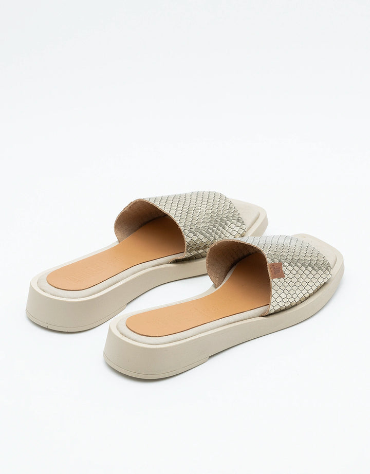 Koala Bay Sandalias Planas Platino - Kioto