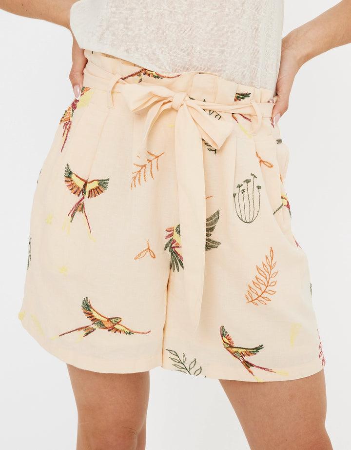 koala bay Short Estampado Cinturón - Mikeno