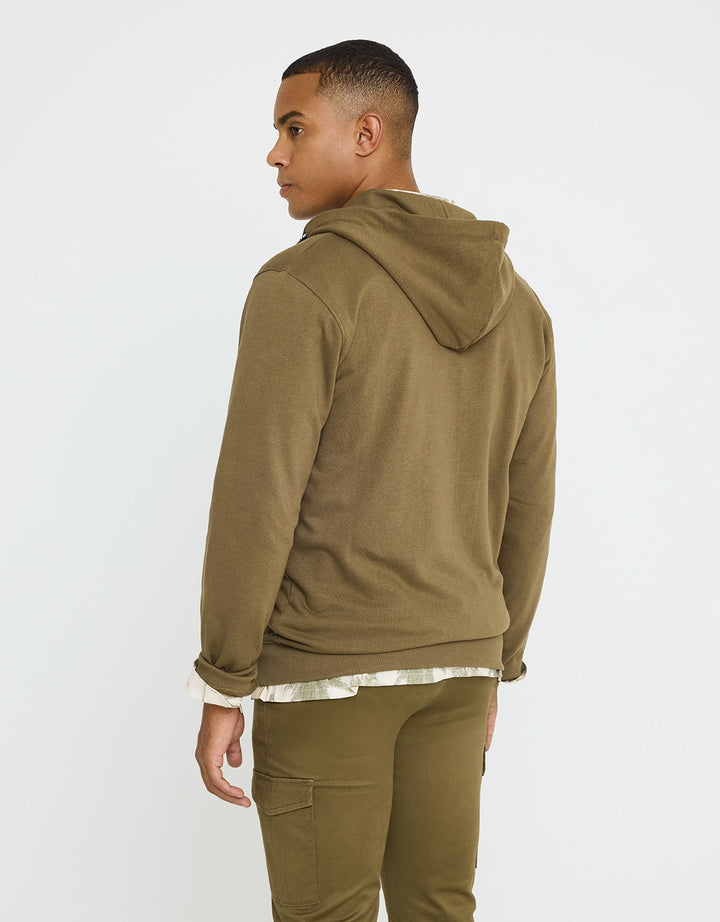 Koala Bay Sudadera Con Capucha Caqui - Bean