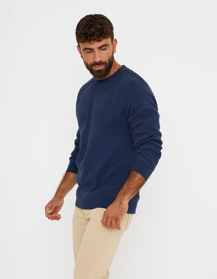 Koala Bay Sudadera Sin Capucha Azul Marino - Bridge