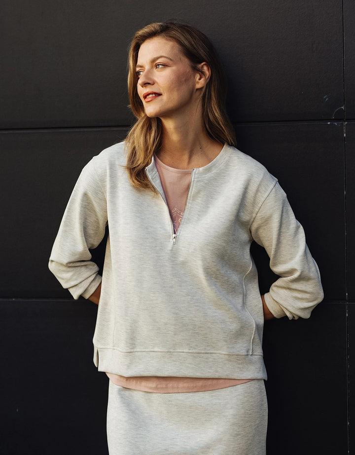 Koala Bay Sudadera Sin Capucha Gris - Raitu