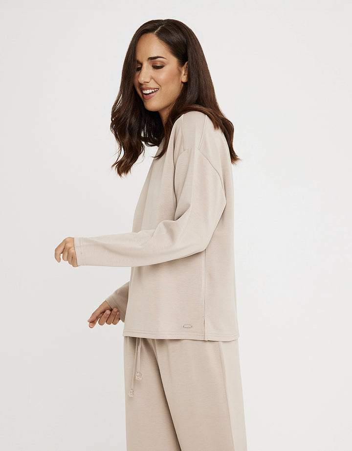 Koala Bay Sudadera Sin Capucha Modal Beige - Vitatu