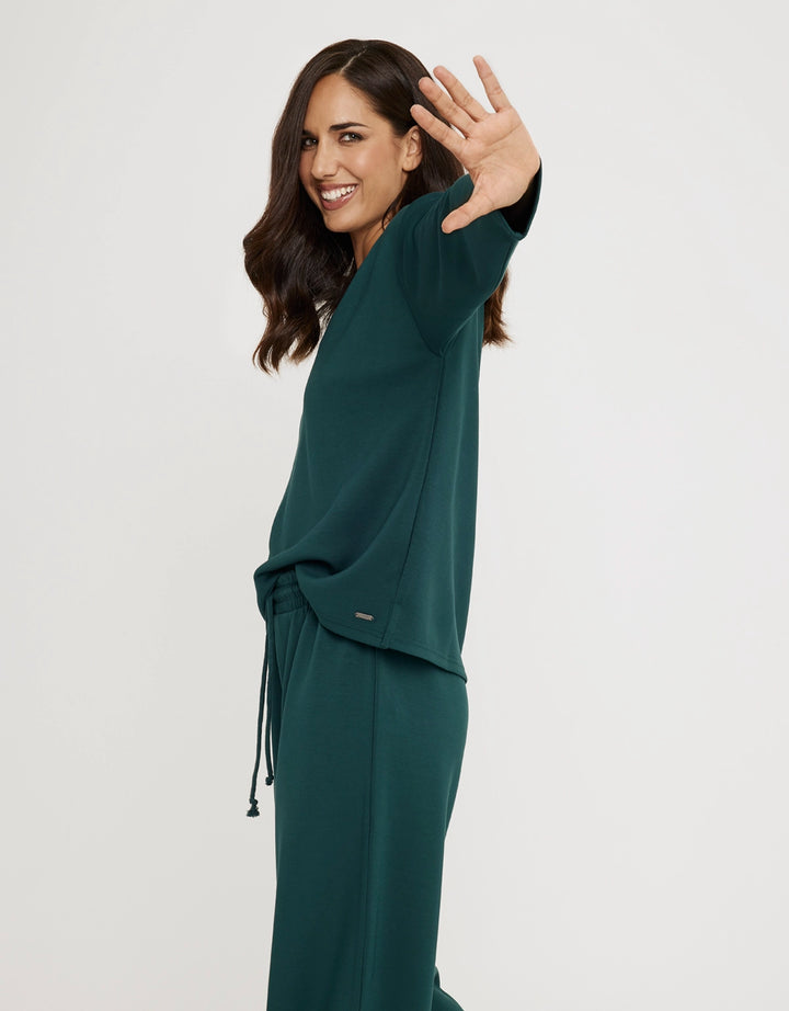 Koala Bay Sudadera Sin Capucha Modal Verde - Vitatu