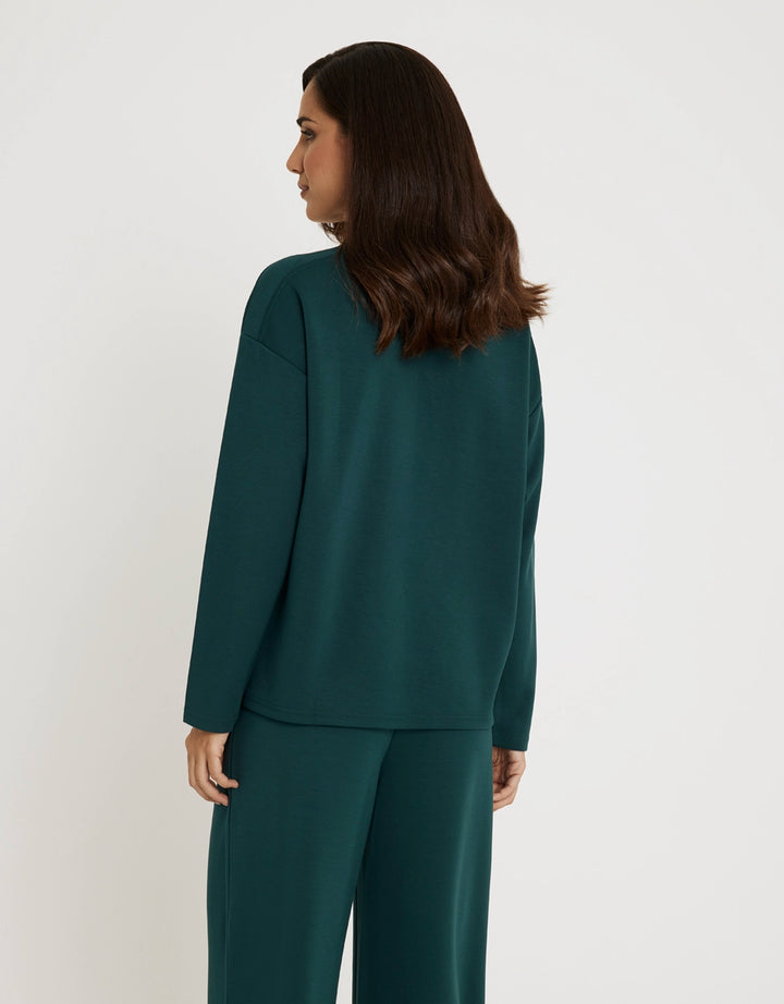 Koala Bay Sudadera Sin Capucha Modal Verde - Vitatu