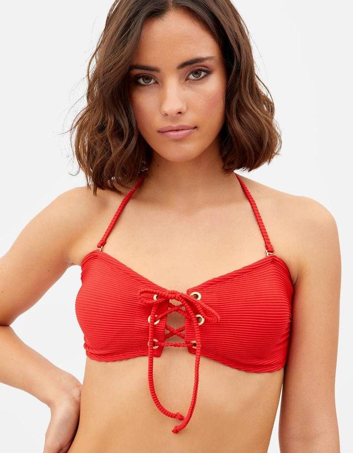 Koala Bay Top Bikini Bandeau - Peneberry