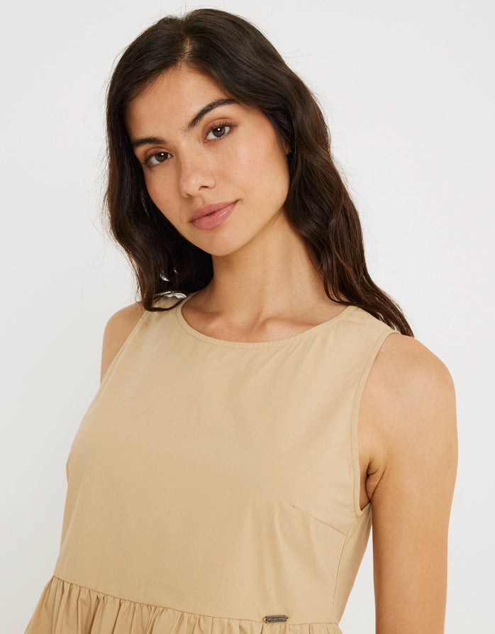 Koala Bay Vestido Corto Arena - Franchu