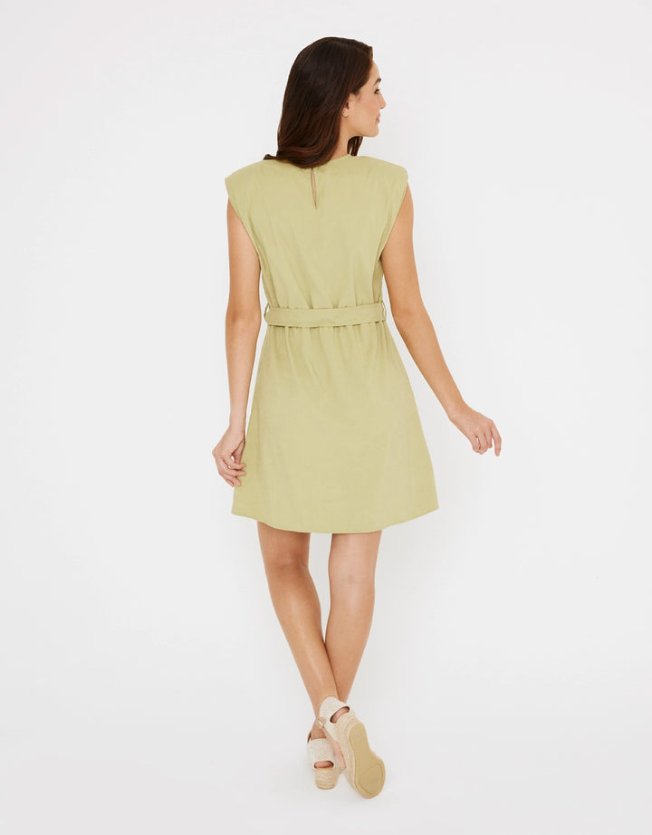 Koala Bay Vestido Corto Verde - Filina