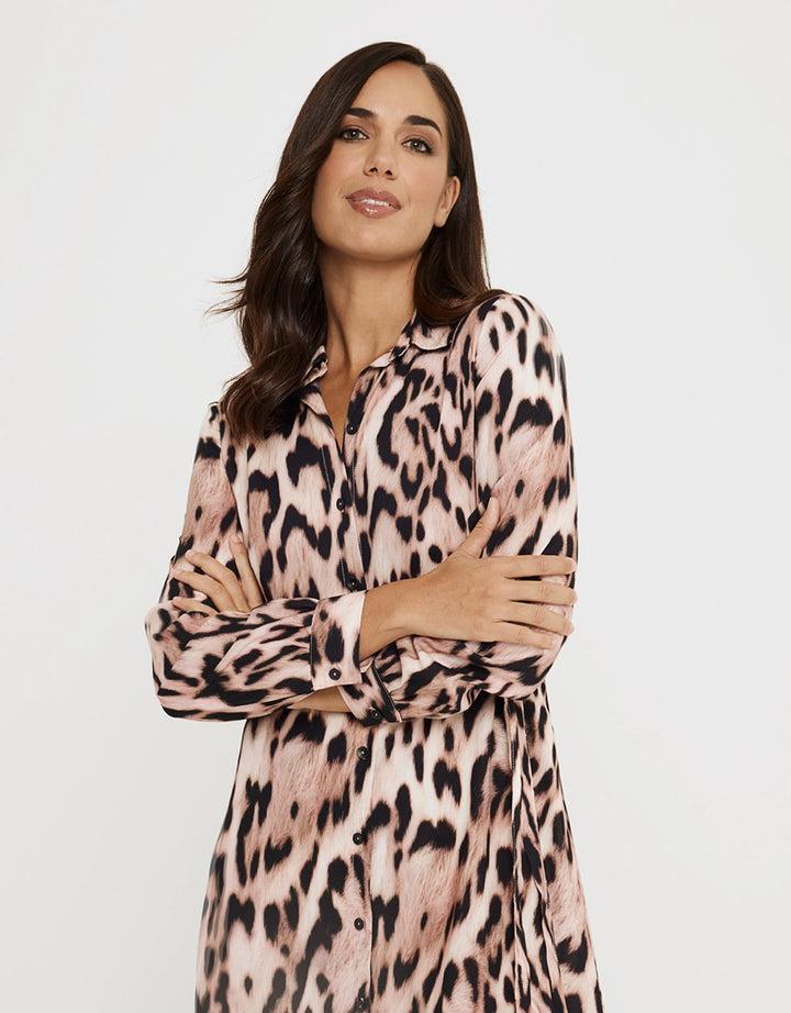 Koala Bay Vestido Largo Animal Print - Leormin