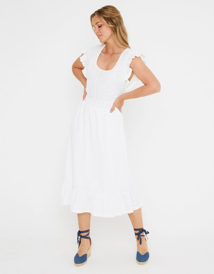 koala bay Vestido Largo Blanco - Tocsi