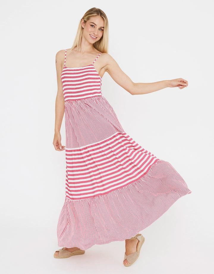 koala bay Vestido Largo Rayas - Goljil