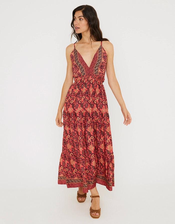 koala bay Vestido Largo Tirantes - Godzilla