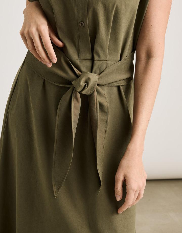 Koala Bay Vestido Midi Caqui - Veronique