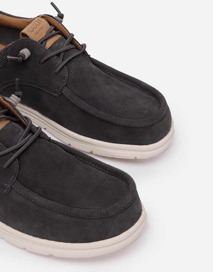 Koala Bay Zapato Casual Wallabee Ante Gris - Torkel