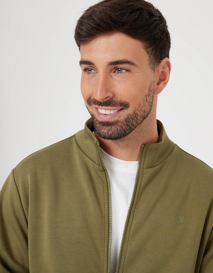 Koala Bay Sudadera Sin Capucha Y Cremallera Caqui - Sailsud