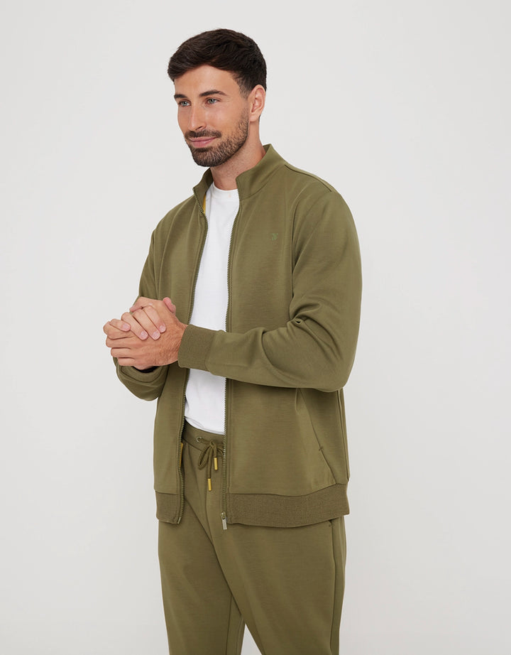 Koala Bay Sudadera Sin Capucha Y Cremallera Caqui - Sailsud