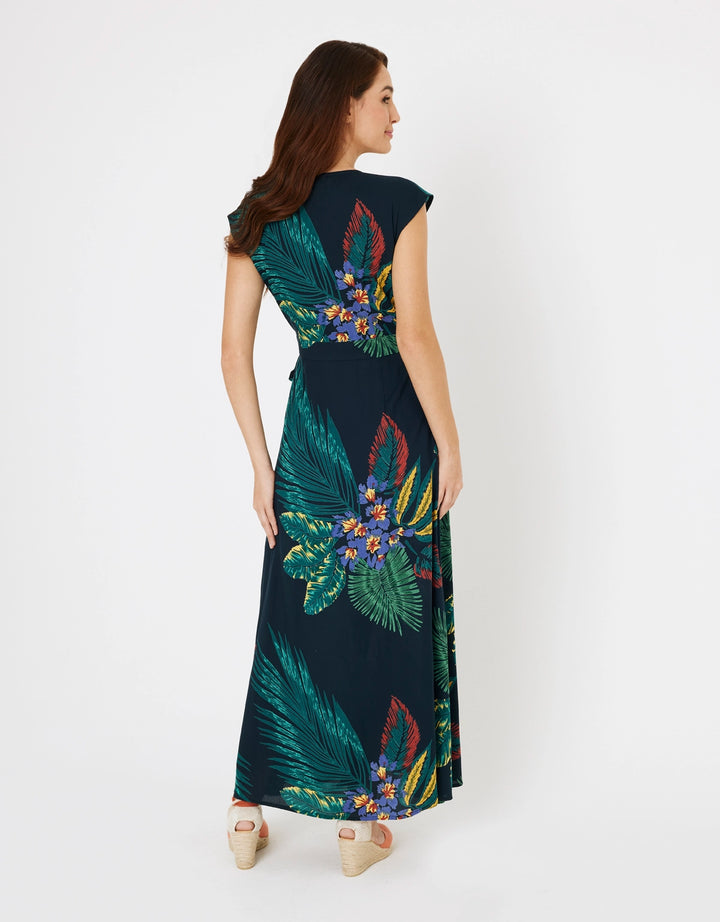 Koala Bay Vestido Largo Estampado Tropical Multicolor - Titania