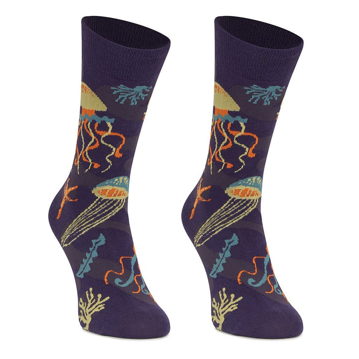 kylie crazy Calcetines alegres de algodón MEDUSA NOCHE kylie crazy Calcetines alegres de algodón MEDUSA NOCHE