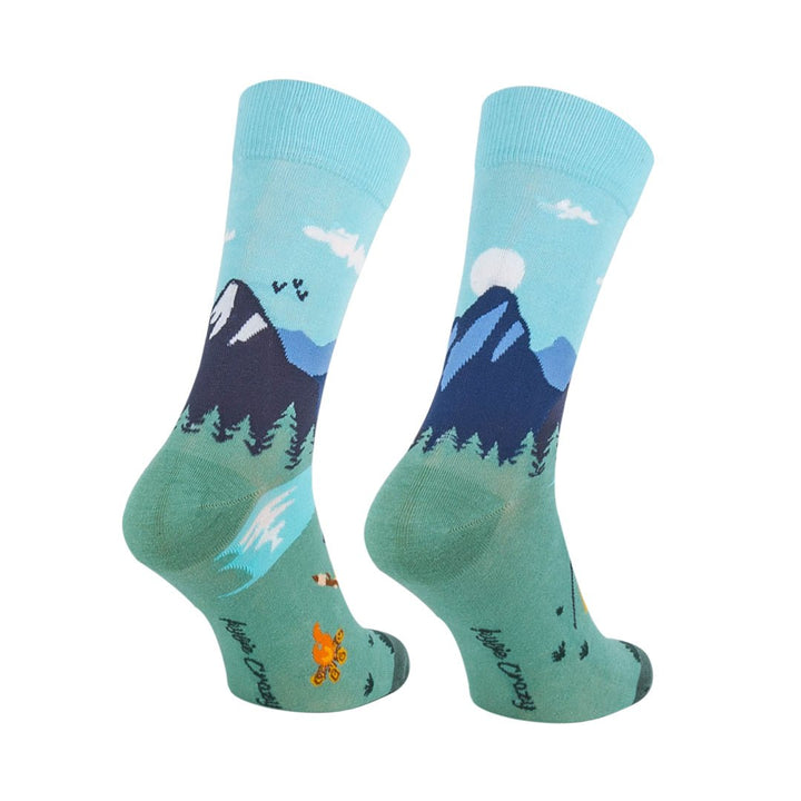 Kylie Crazy Calcetines Desiguales "sin Costuras" CAMPING