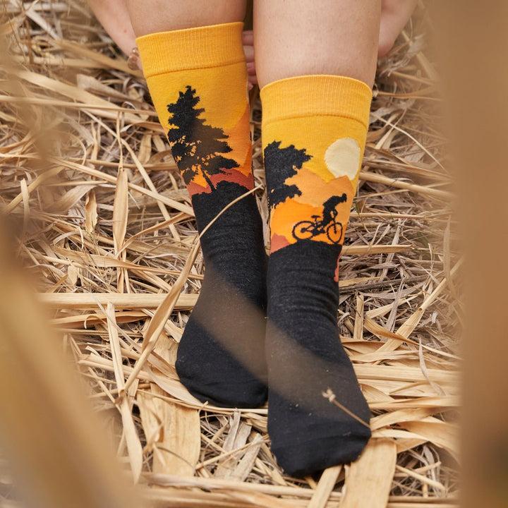 Kylie Crazy Calcetines Desiguales "sin Costuras" MOUNTAIN BIKE