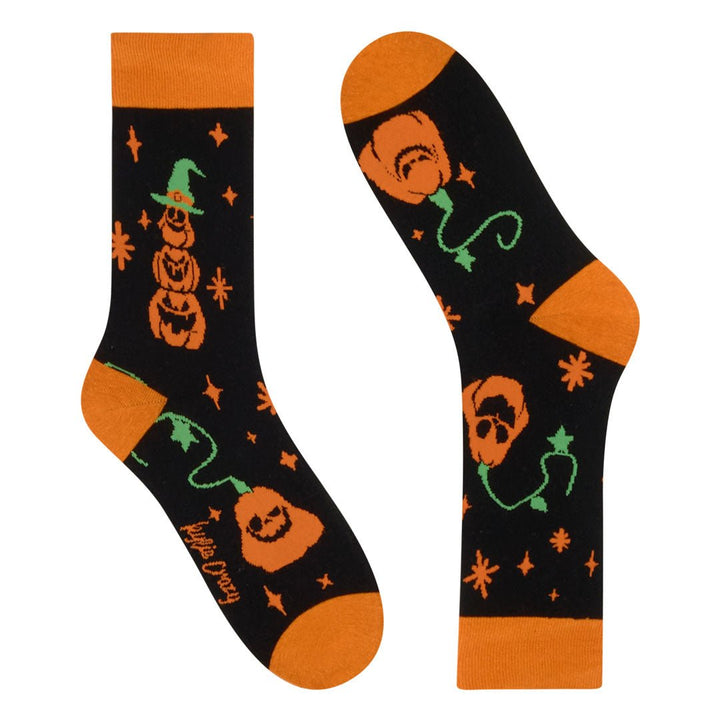 Kylie Crazy Calcetines Divertidos De Algodón CALABAZAS HALLOWEEN