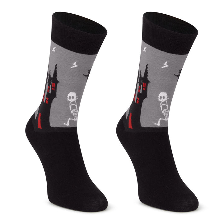 kylie crazy Calcetines divertidos de algodón CASTILLO HALLOWEEN