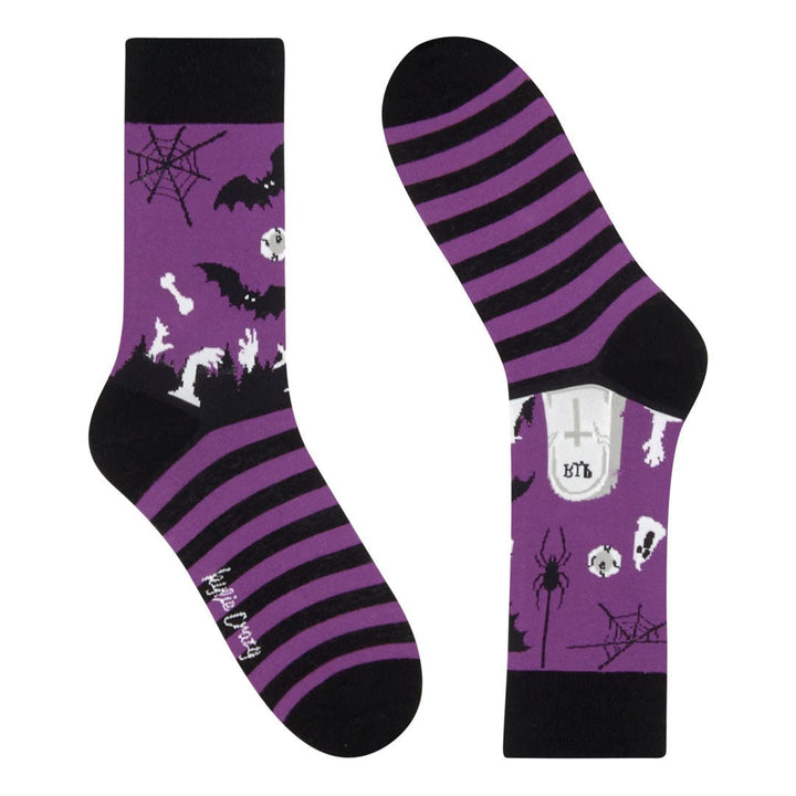 Kylie Crazy Calcetines Divertidos De Algodón MURCIÉLAGOS HALLOWEEN