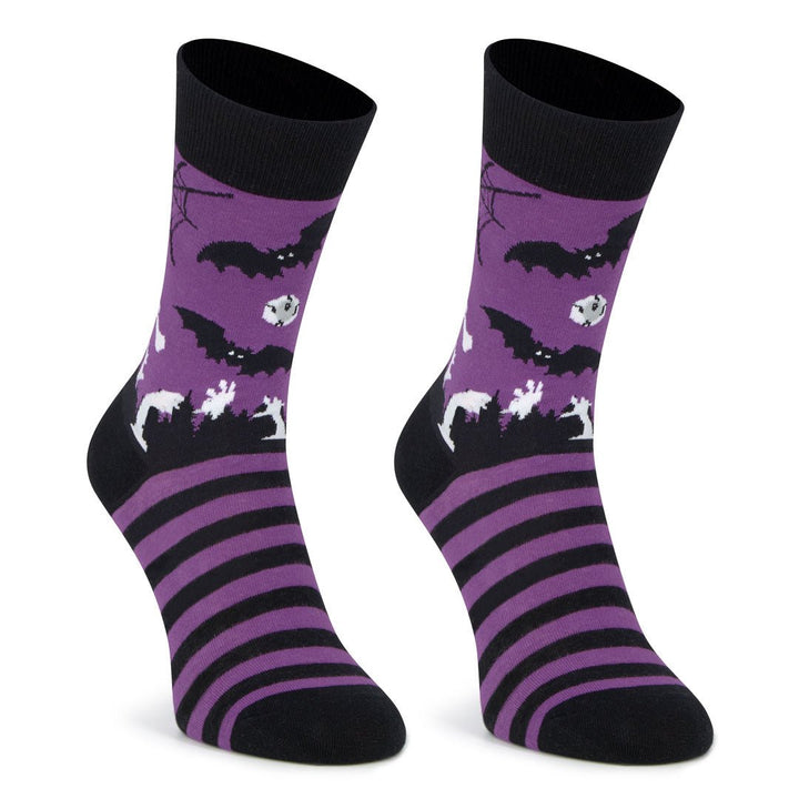 kylie crazy Calcetines divertidos de algodón MURCIÉLAGOS HALLOWEEN