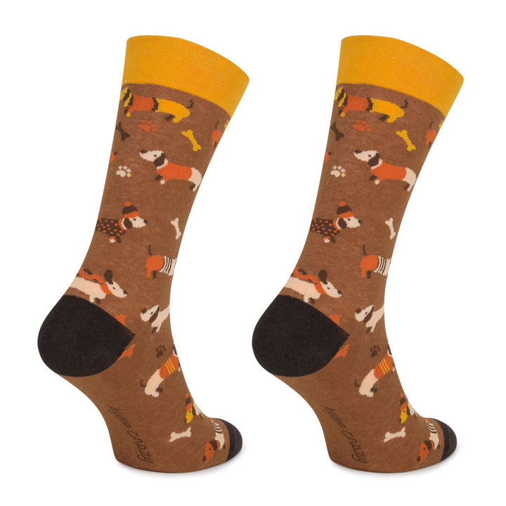 Kylie Crazy Calcetines Divertidos De Algodón PERROS