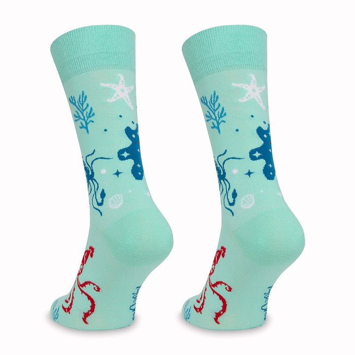 Kylie Crazy Calcetines Divertidos De Algodón "sin Costuras" CALAMAR