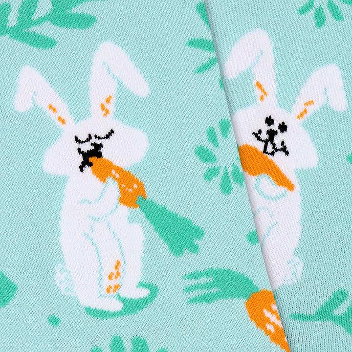 Kylie Crazy Calcetines Divertidos De Algodón "sin Costuras" CONEJO