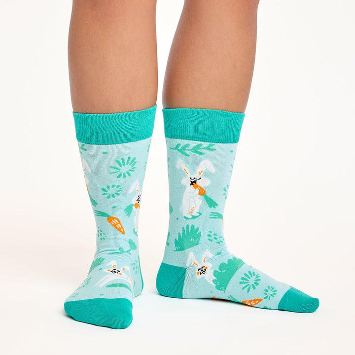 kylie crazy Calcetines divertidos de algodón "sin costuras" CONEJO