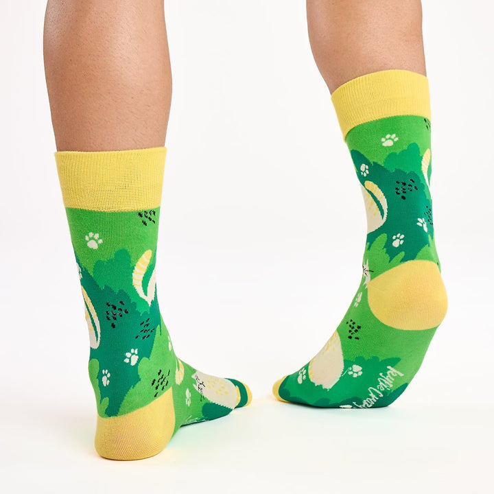 Kylie Crazy Calcetines Divertidos De Algodón "sin Costuras" GATOS