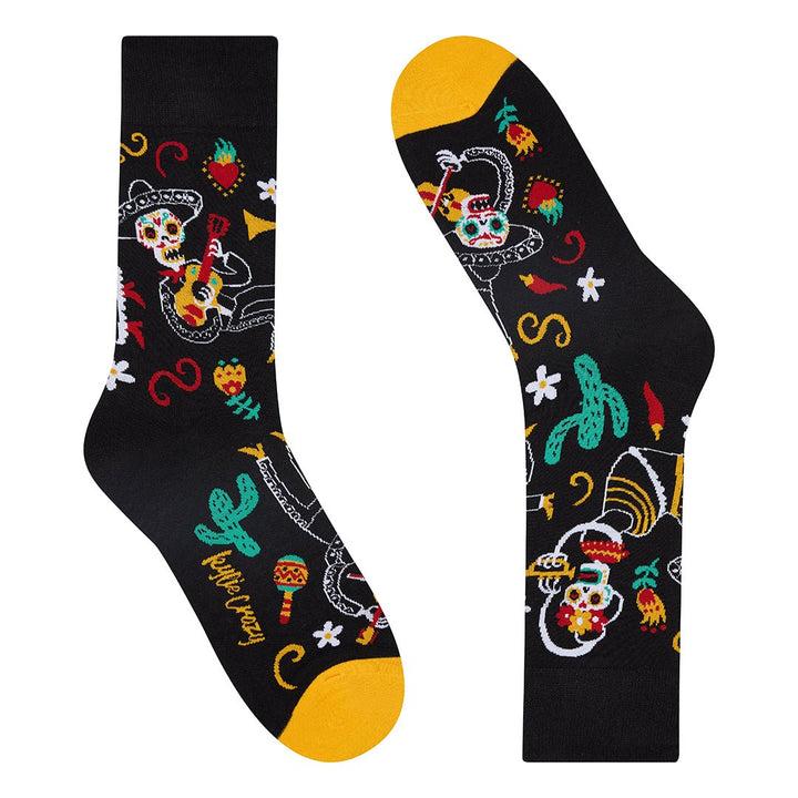 Kylie Crazy Calcetines Divertidos De Algodón "sin Costuras". MARIACHI