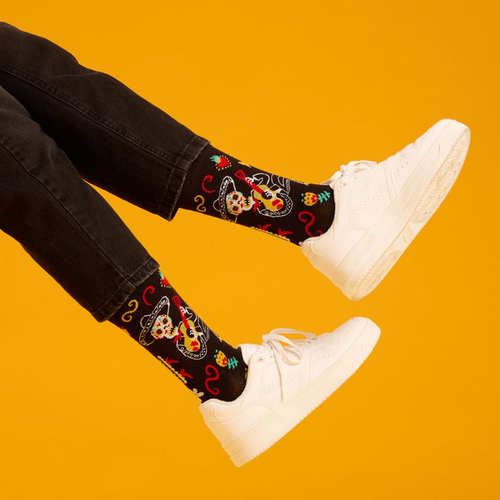 Kylie Crazy Calcetines Divertidos De Algodón "sin Costuras". MARIACHI