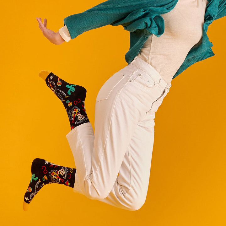 kylie crazy Calcetines divertidos de algodón "sin costuras". MARIACHI kylie crazy Calcetines divertidos de algodón "sin costuras". MARIACHI