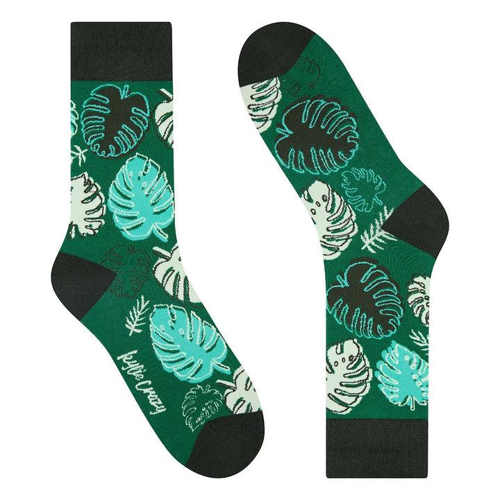 Kylie Crazy Calcetines Divertidos De Algodón "sin Costuras" MONSTERA