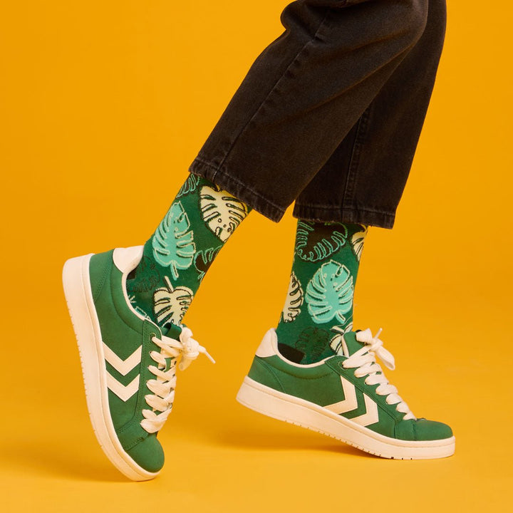 Kylie Crazy Calcetines Divertidos De Algodón "sin Costuras" MONSTERA