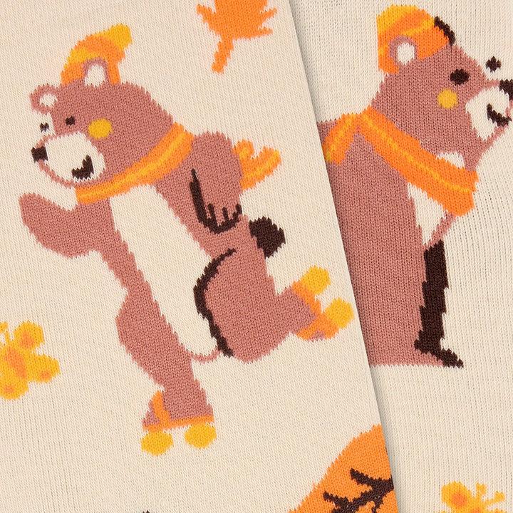 Kylie Crazy Calcetines Divertidos De Algodón "sin Costuras" OSOS