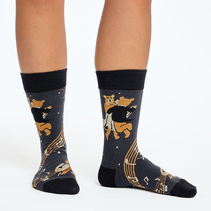 kylie crazy Calcetines divertidos de algodón "sin costuras" OSOS BAILANDO