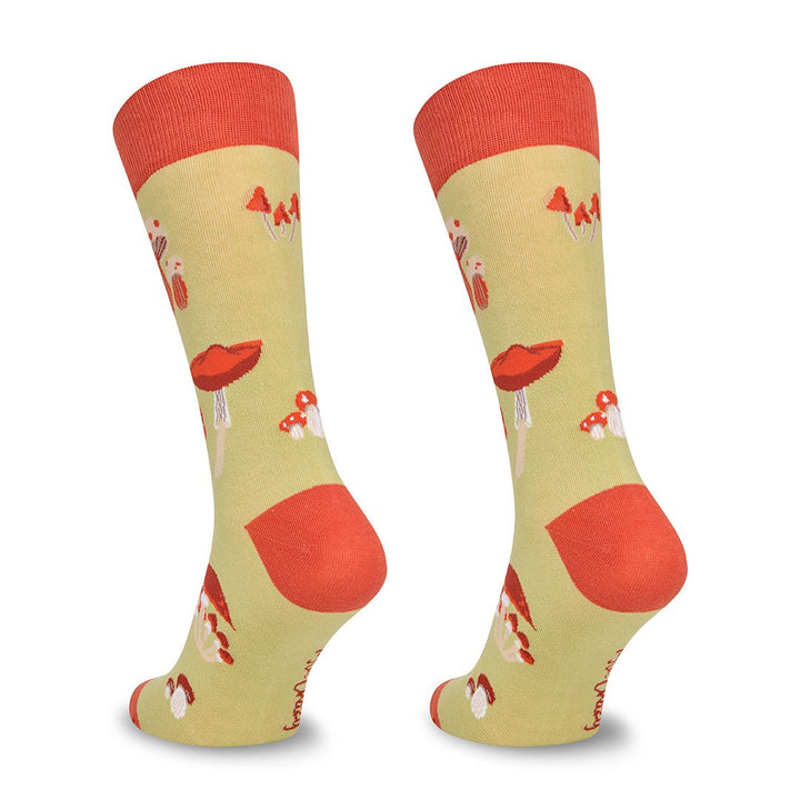 Kylie Crazy Calcetines Divertidos De Algodón "sin Costuras" SETAS