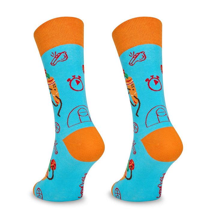 Kylie Crazy Calcetines Divertidos De Algodón "sin Costuras". ZANAHORIA DEPORTIVA