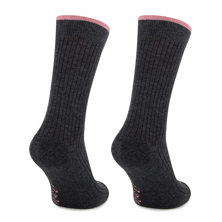 Kylie Crazy Calcetines Grises De Algodón Con Acolchado PIES DELICADOS