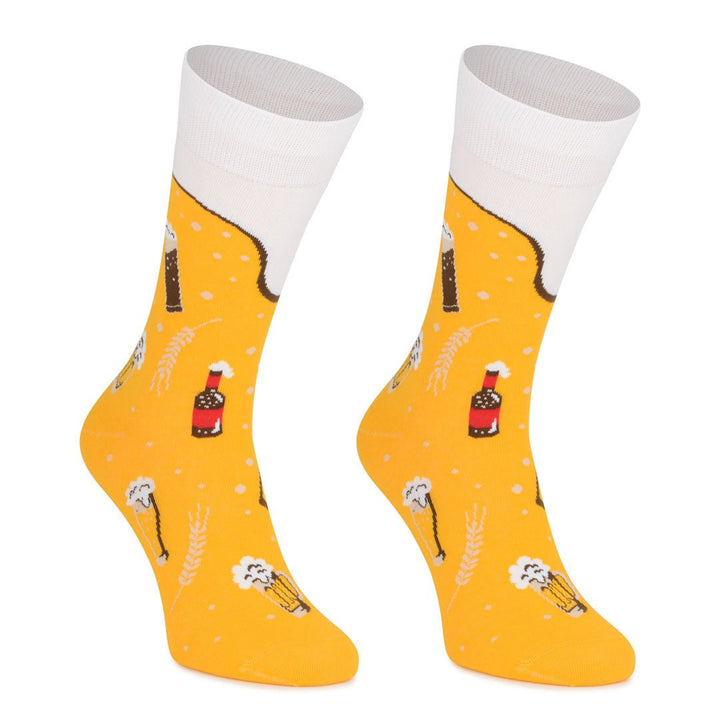 Kylie Crazy Calcetines Originales De Algodón CERVEZA