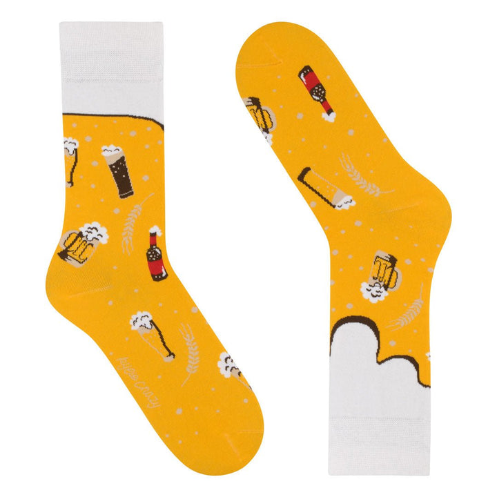 Kylie Crazy Calcetines Originales De Algodón CERVEZA