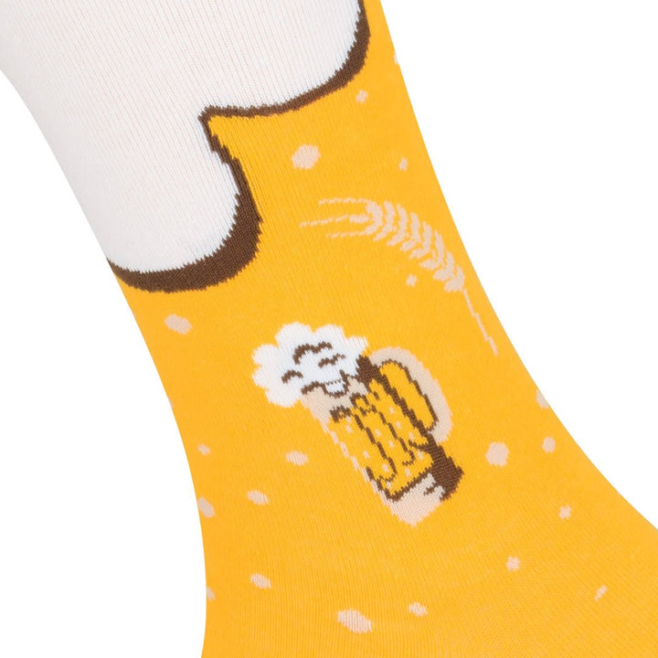 Kylie Crazy Calcetines Originales De Algodón CERVEZA