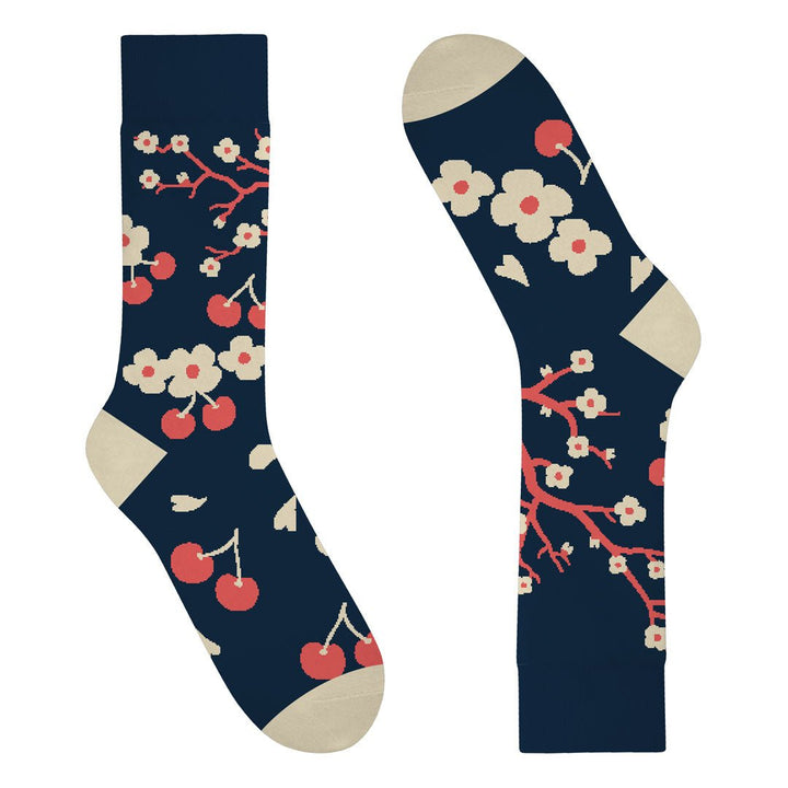 Kylie Crazy Calcetines Originales De Algodón CHERRY